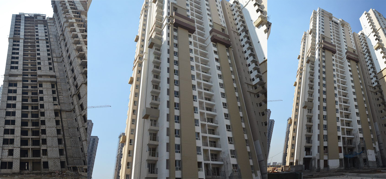 Lotus Panache Noida high-rise residential towers executed by Next BC